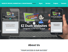 Tablet Screenshot of ezduzitwebsites.com